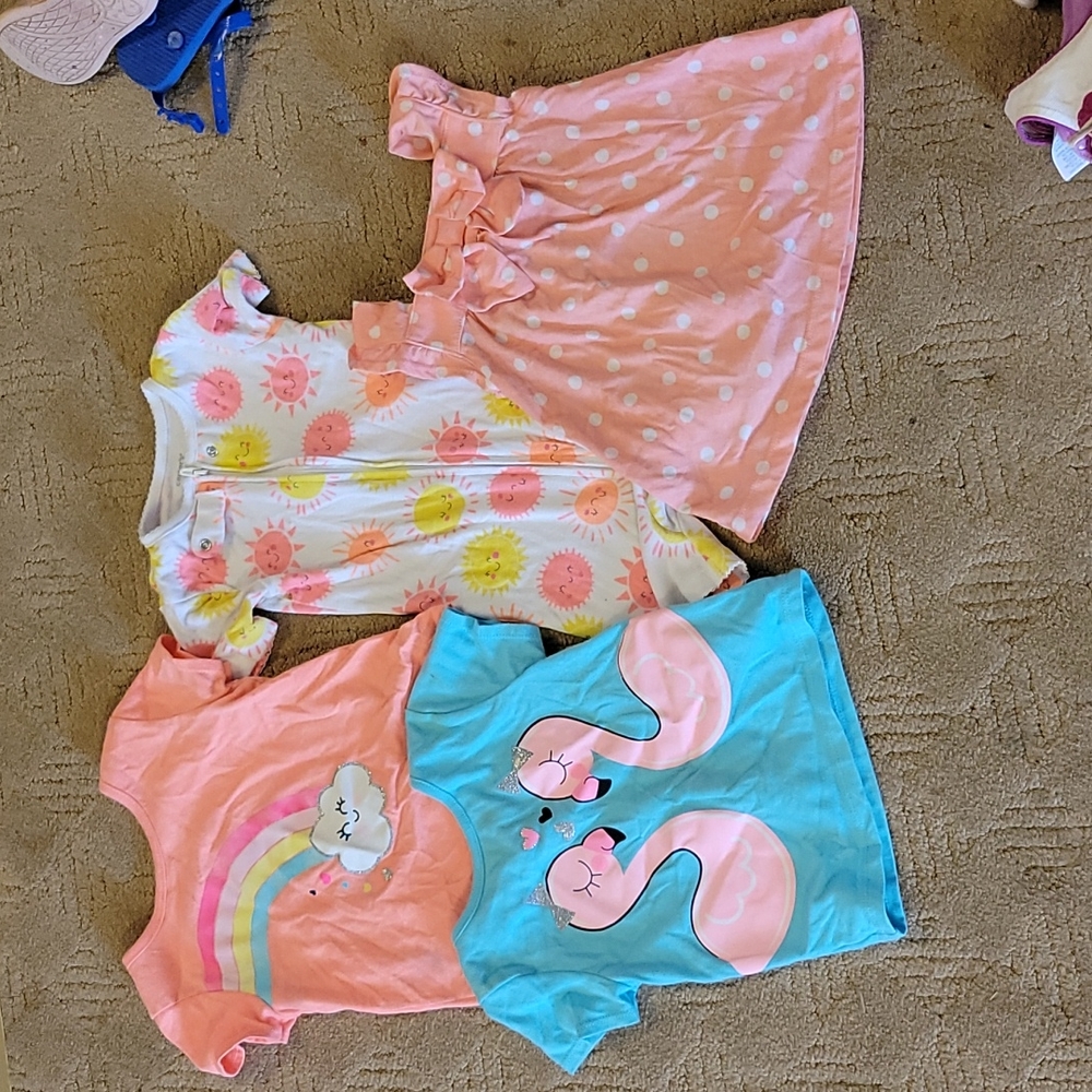 Bundle of baby clothes
